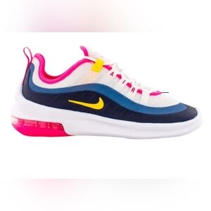 NIKE AIR MAX AXIS . WHITE/NAVY/PINK SNEAKERS. SIZE 7.5 CI5777-100.